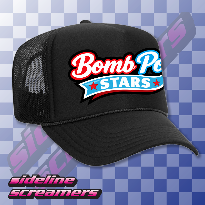BOMP POP TRUCKER HAT LOGO STYLE