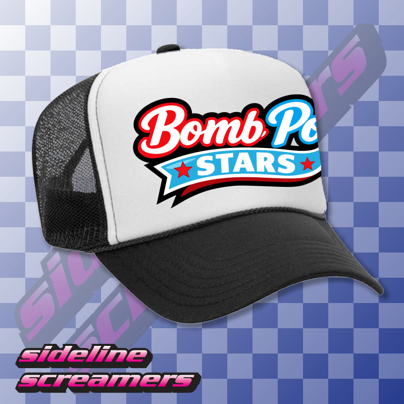 BOMP POP TRUCKER HAT LOGO STYLE