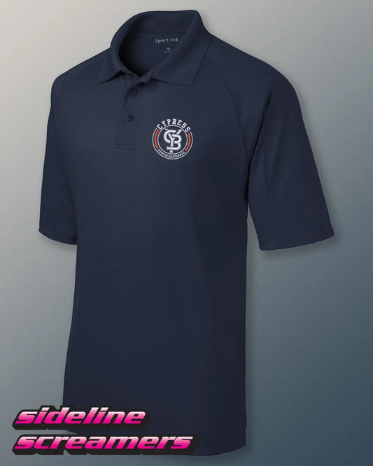 CYB MENS DRI MESH POLO