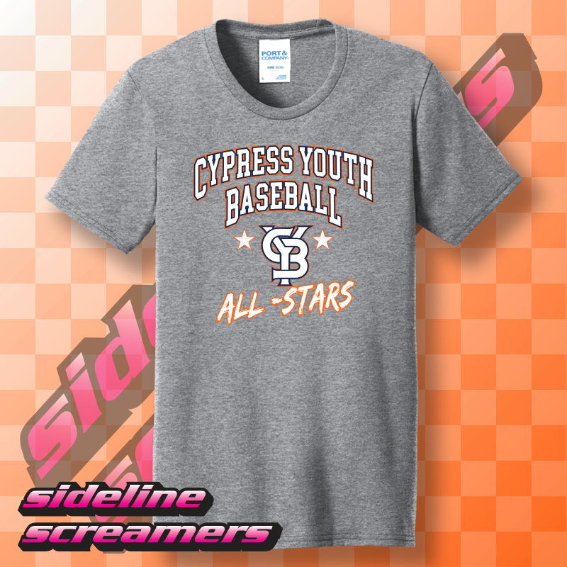 2026 CYB ALL STARS ROSTER WOMENS T-SHIRT