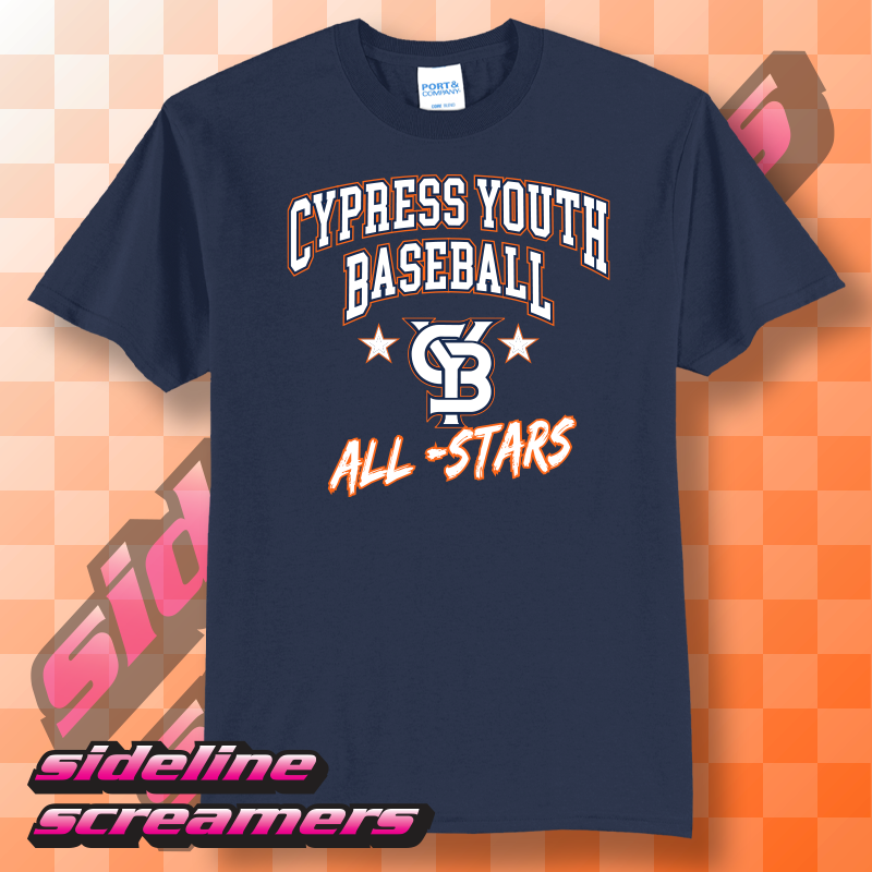 2026 CYB ALL STARS ROSTER YOUTH T-SHIRT