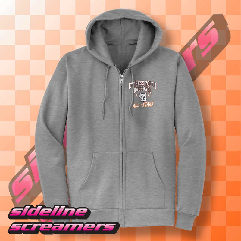 2026 CYB ALL STARS ROSTER ZIP HOODIE