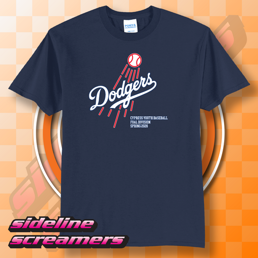 CYB DODGERS MENS T-SHIRT
