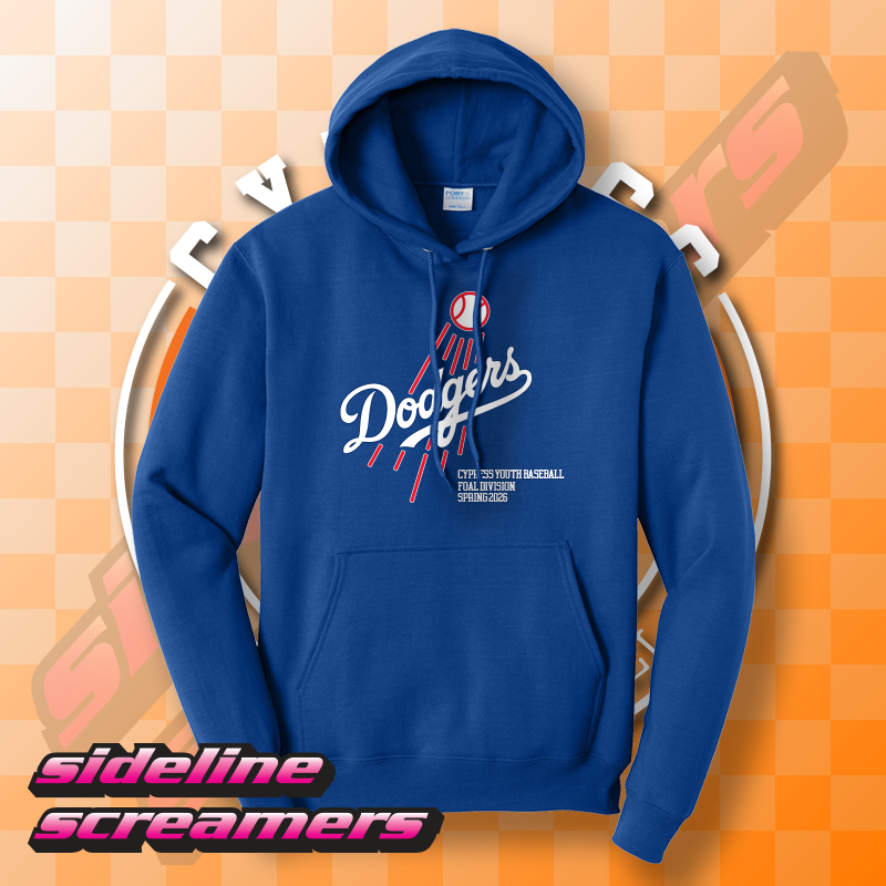 CYB DODGERS UNISEX HOODIE