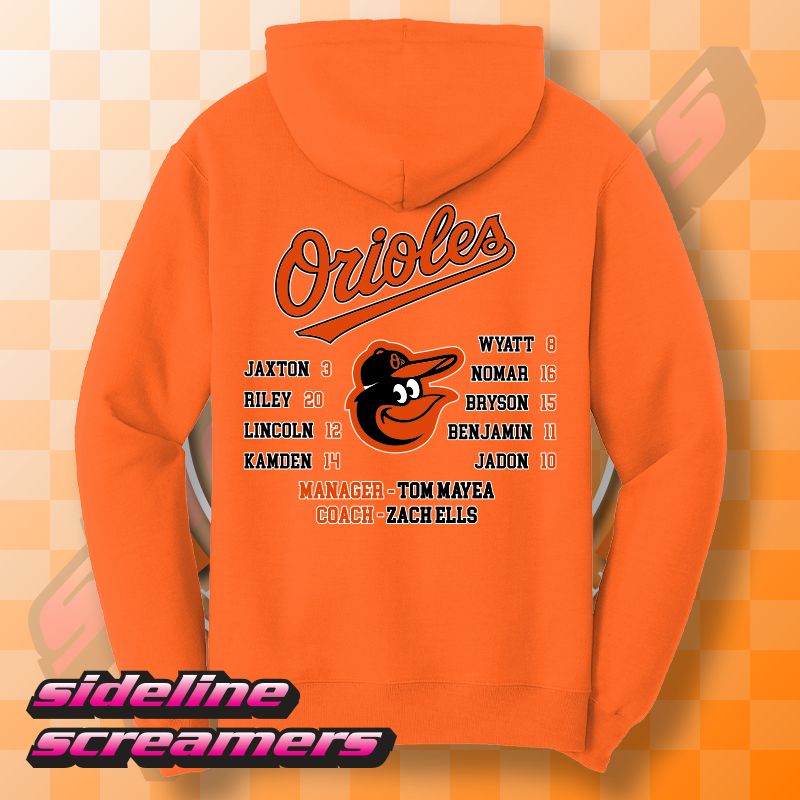 CYB ORIOLES UNISEX HOODIE