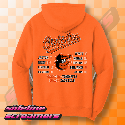 CYB ORIOLES UNISEX HOODIE