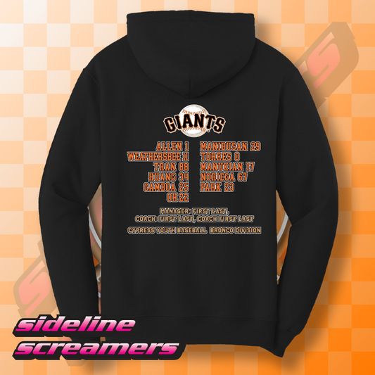 CYB GIANTS ROSTER HOODIE