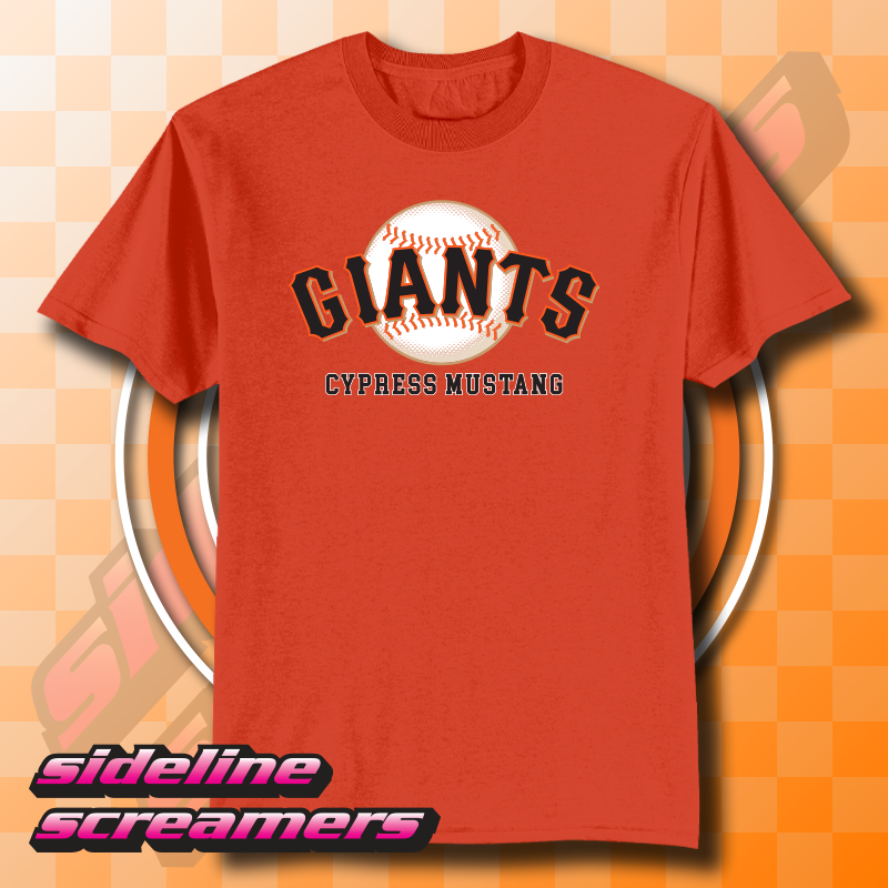 CYB MUSTANG GIANTS ROSTER T-SHIRT