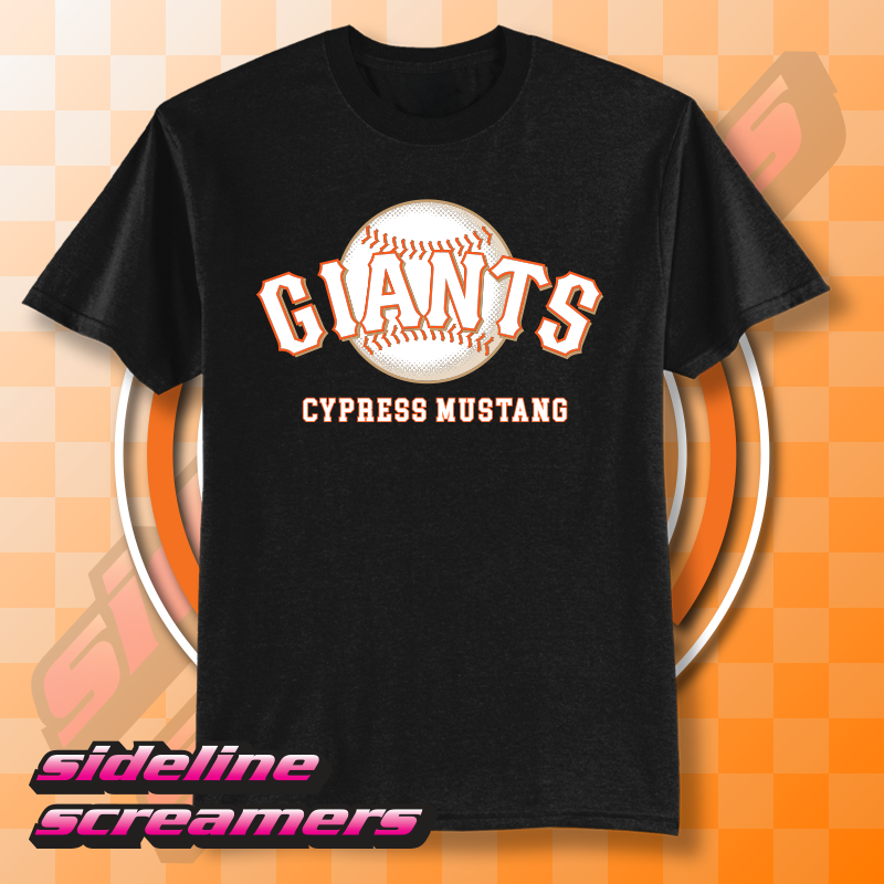 CYB MUSTANG GIANTS ROSTER T-SHIRT