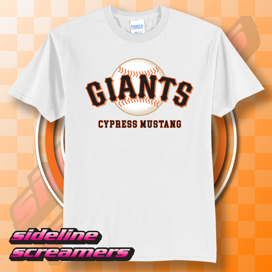 CYB MUSTANG GIANTS ROSTER T-SHIRT