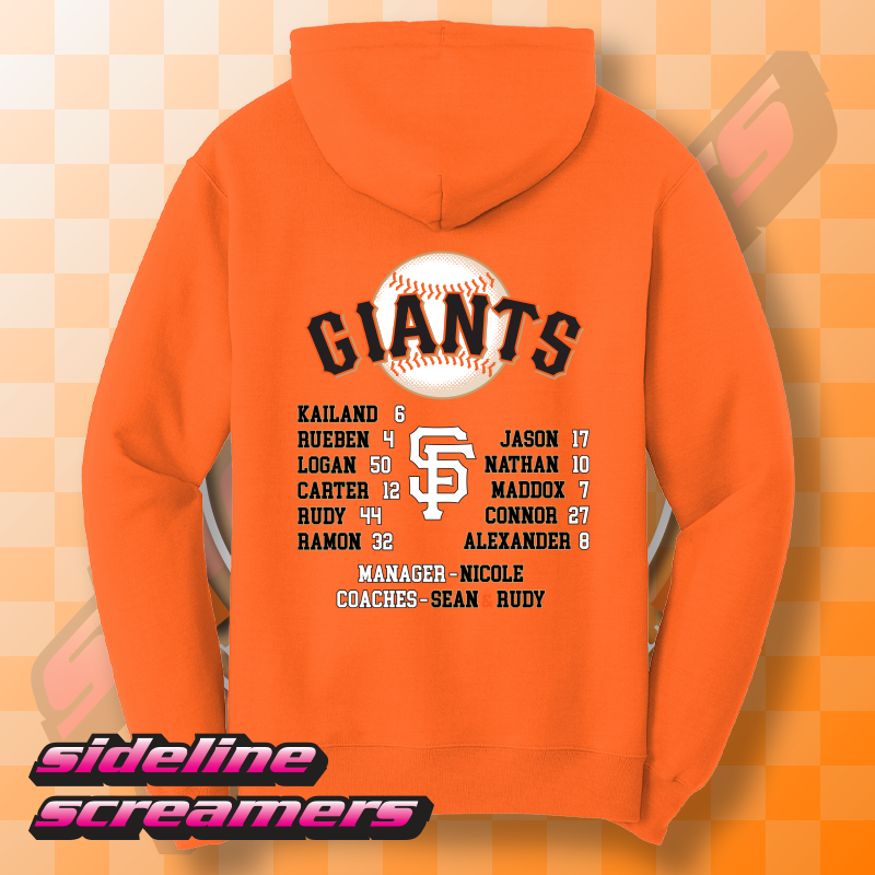 CYB MUSTANG GIANTS ROSTER HOODIE
