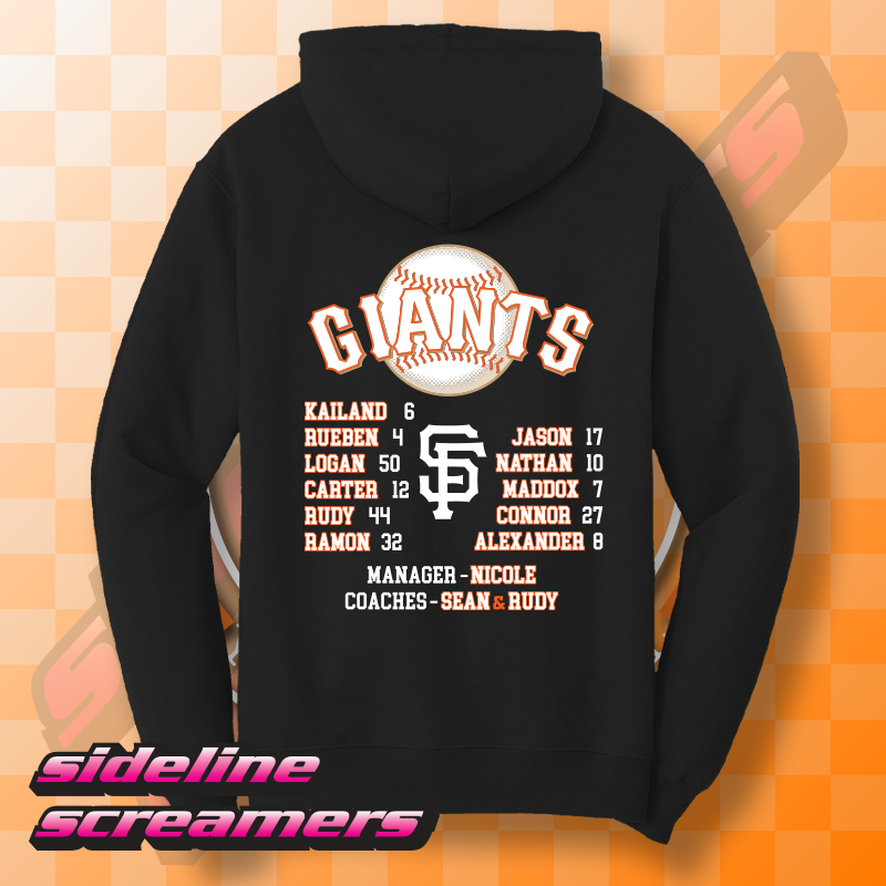 CYB MUSTANG GIANTS ROSTER HOODIE