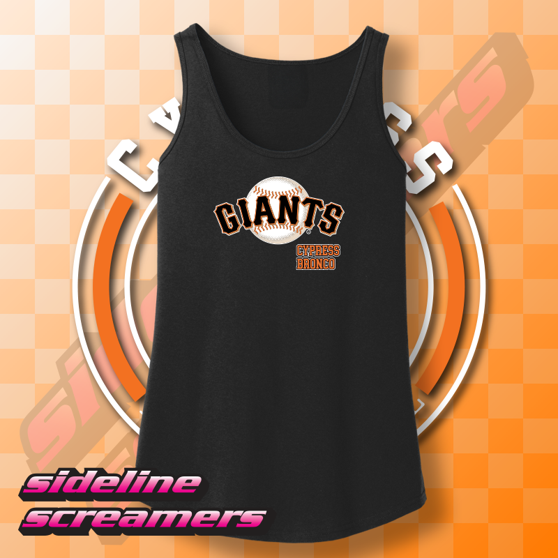 CYB GIANTS WOMENS ROSTER TANK TOP