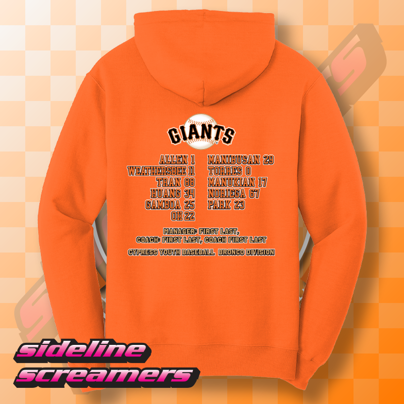 CYB GIANTS ROSTER HOODIE