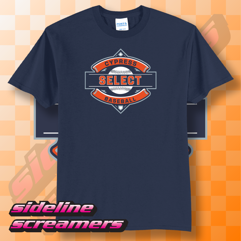 CYB SELECT WOMENS ROSTER T-SHIRT