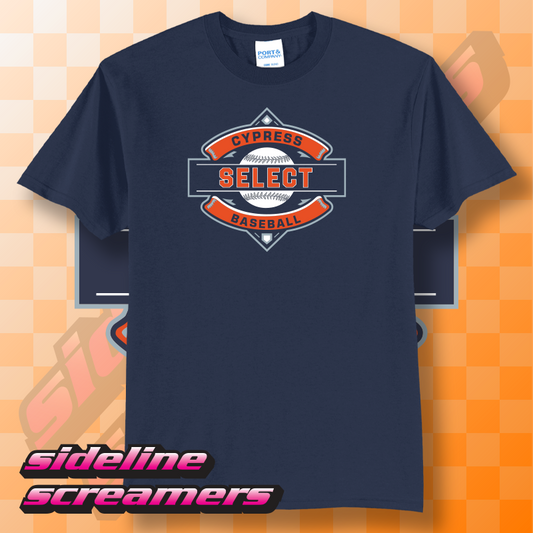 CYB SELECT WOMENS ROSTER T-SHIRT