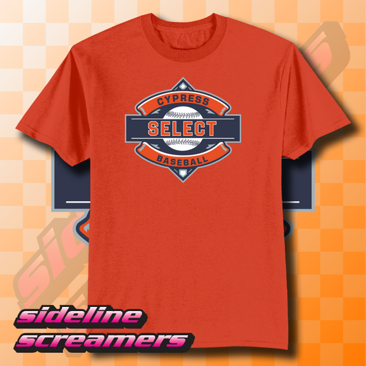 CYB SELECT YOUTH ROSTER T-SHIRT