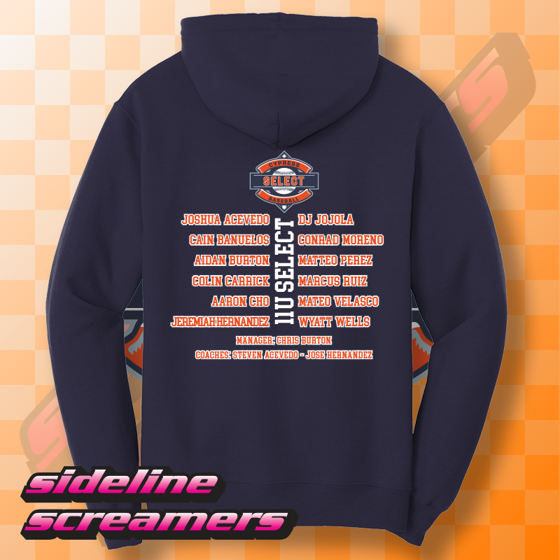 CYB SELECT UNISEX ROSTER HOODIE