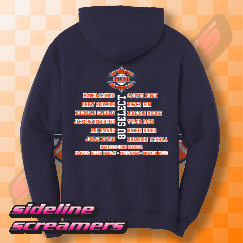 CYB SELECT UNISEX ROSTER HOODIE