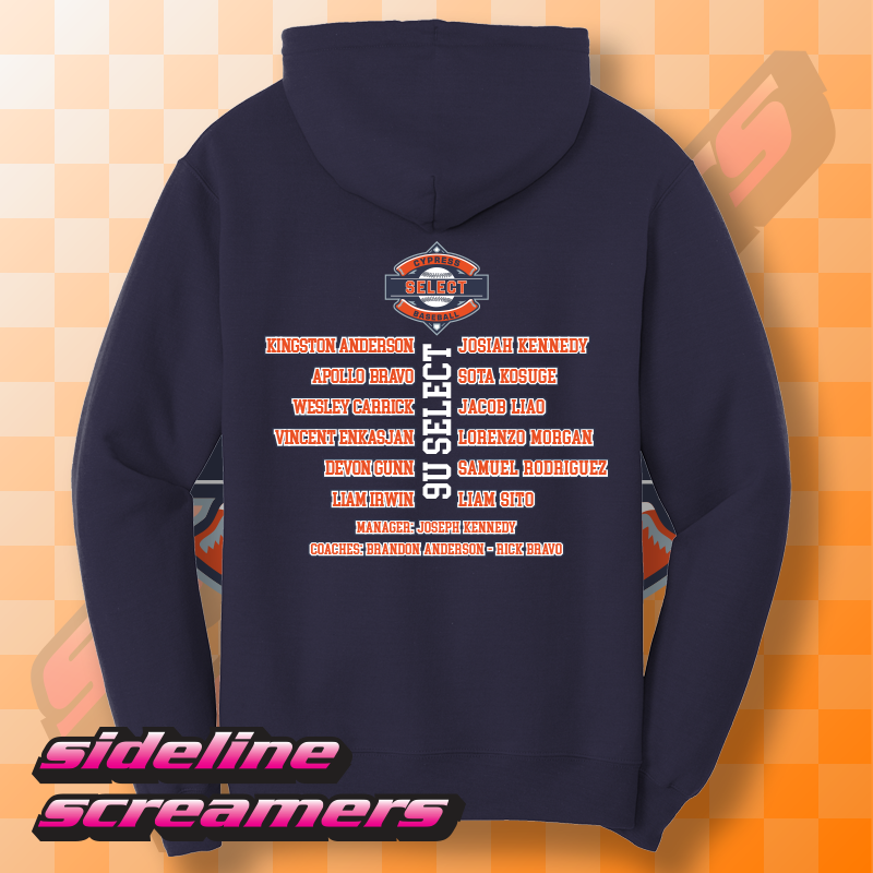 CYB SELECT UNISEX ROSTER HOODIE