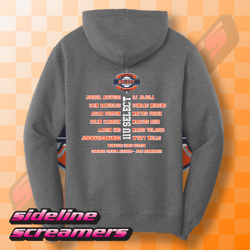 CYB SELECT UNISEX ROSTER HOODIE