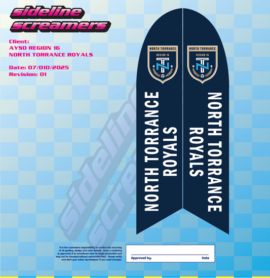 OUTDOOR FIELD FLAG 15FT