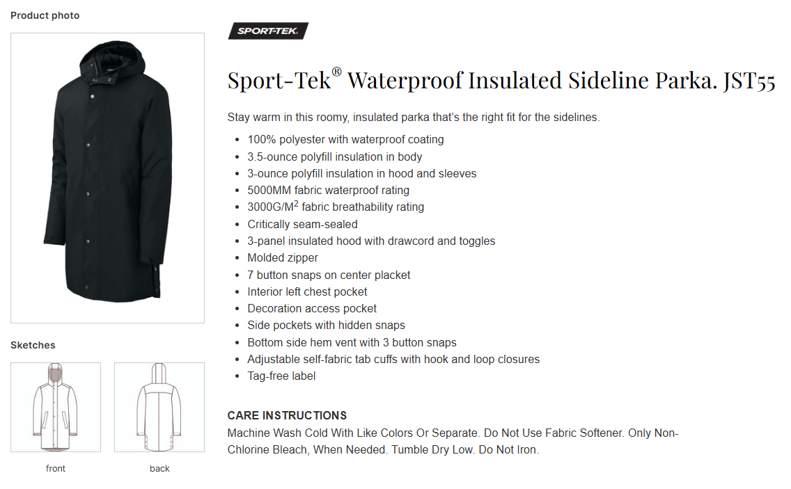 LA SURF PARKA JACKET