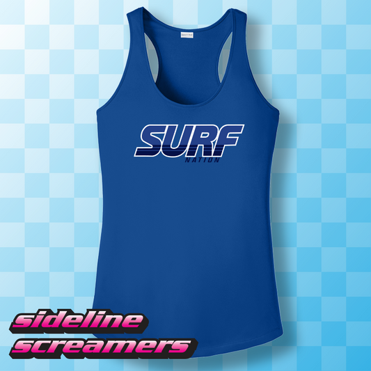 LA SURF WOMENS RACERBACK TANK