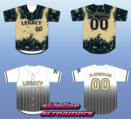 LBA PLAYER GRAFFITI AND PINSTRIPE UNIFORM