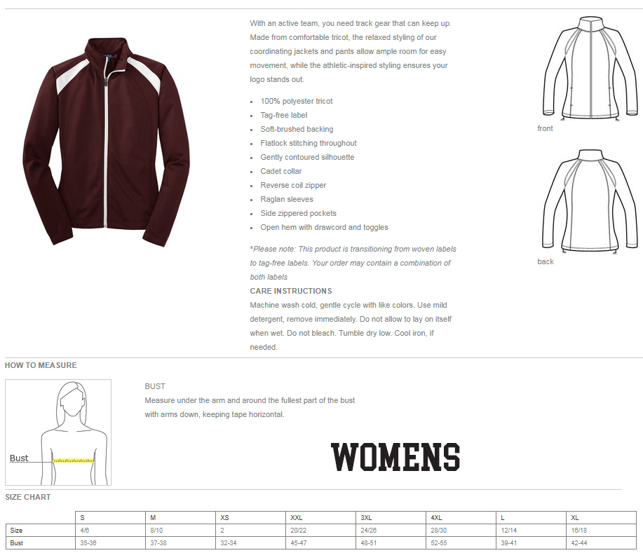 AYSO 54 ALL STARS WARM UP JACKET