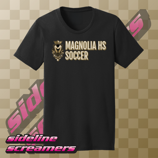 MAGNOLIA HS BOYS SOCCER MENS TSHIRT SQUARE DESIGN