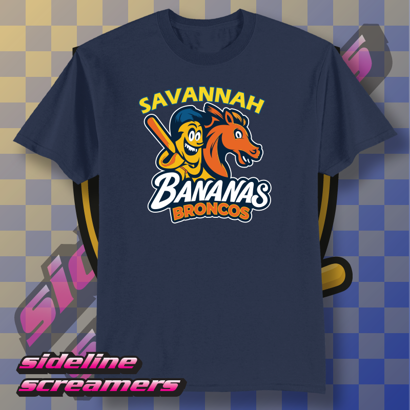 SAVANNAH BANANAS BRONCOS MENS TSHIRT