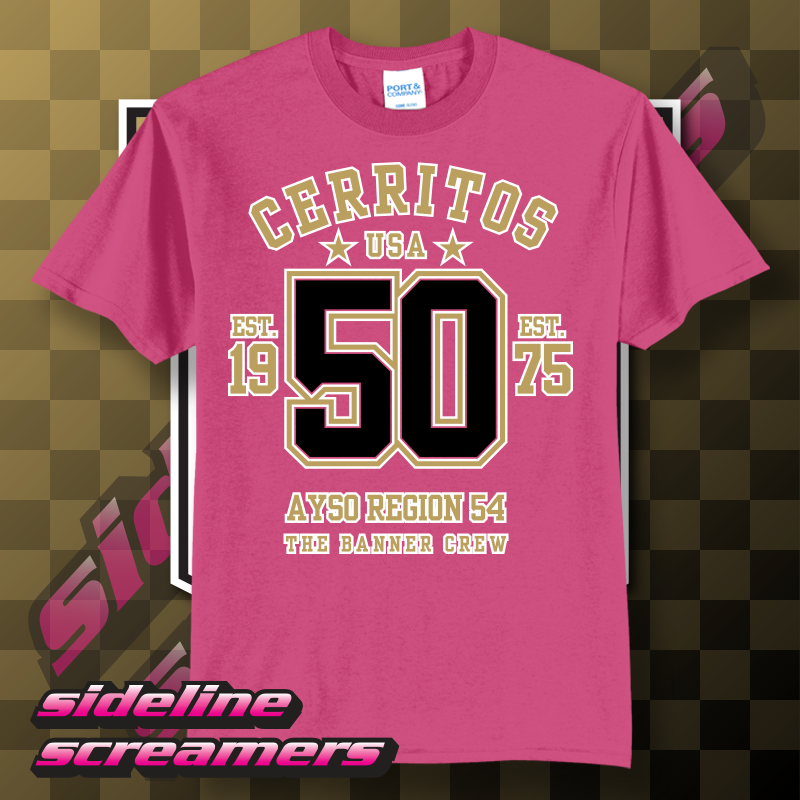 AYSO 54 USA 50TH T-SHIRT