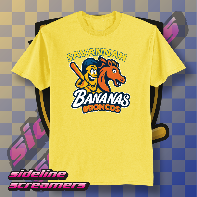 SAVANNAH BANANAS BRONCOS MENS TSHIRT
