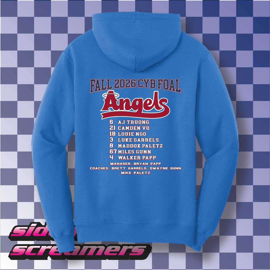 2026 CYB ANAHIEM ANGELS ROSTER HOODIE