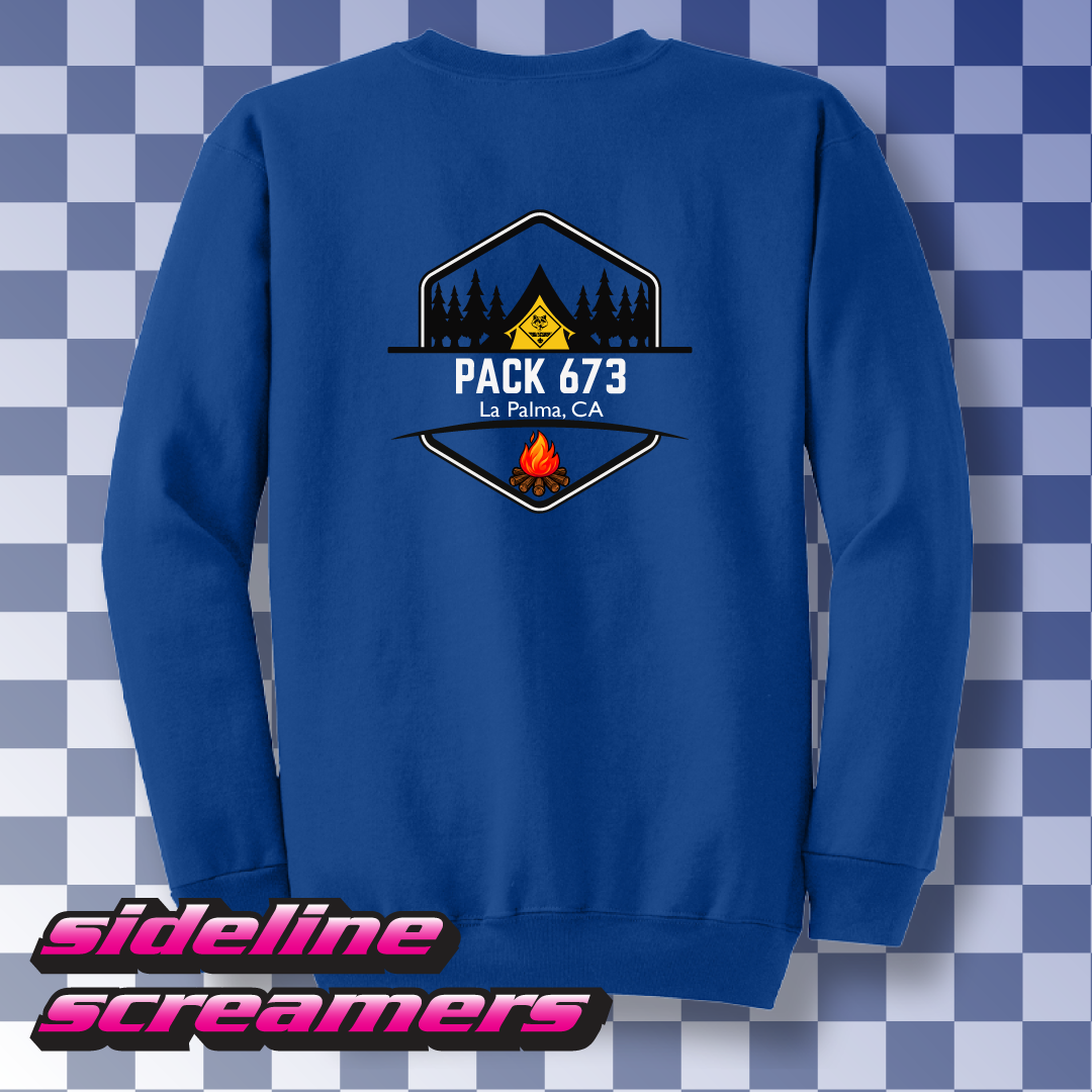PACK 673 CREWNECK