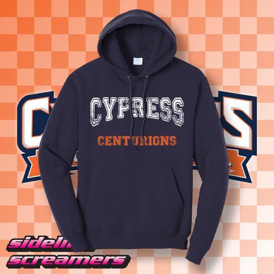 CHS HOODIE WITH GRUNGE LOGO