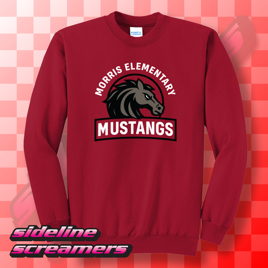 MORRIS MUSTANGS CREWNECK