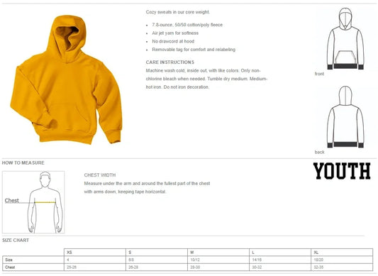 STEVEN LUTHER ELEMENTARY MONOGRAM HOODIE