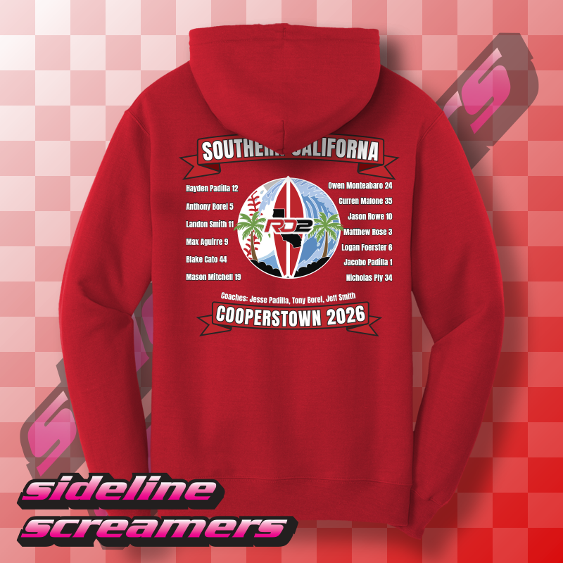 RD2 2026 COOPERSTOWN ROSTER HOODIE