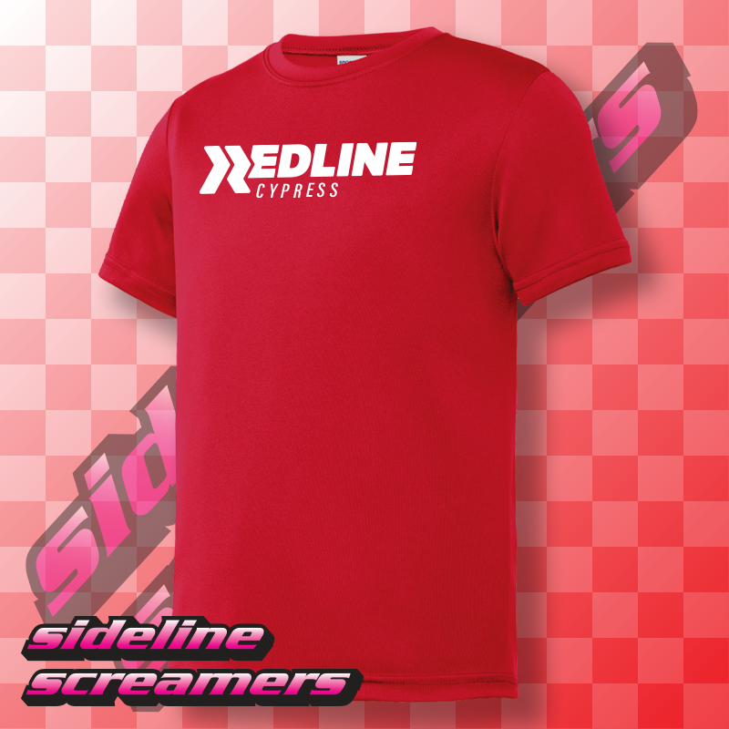 Redline Athletics Training Shirt White Logo