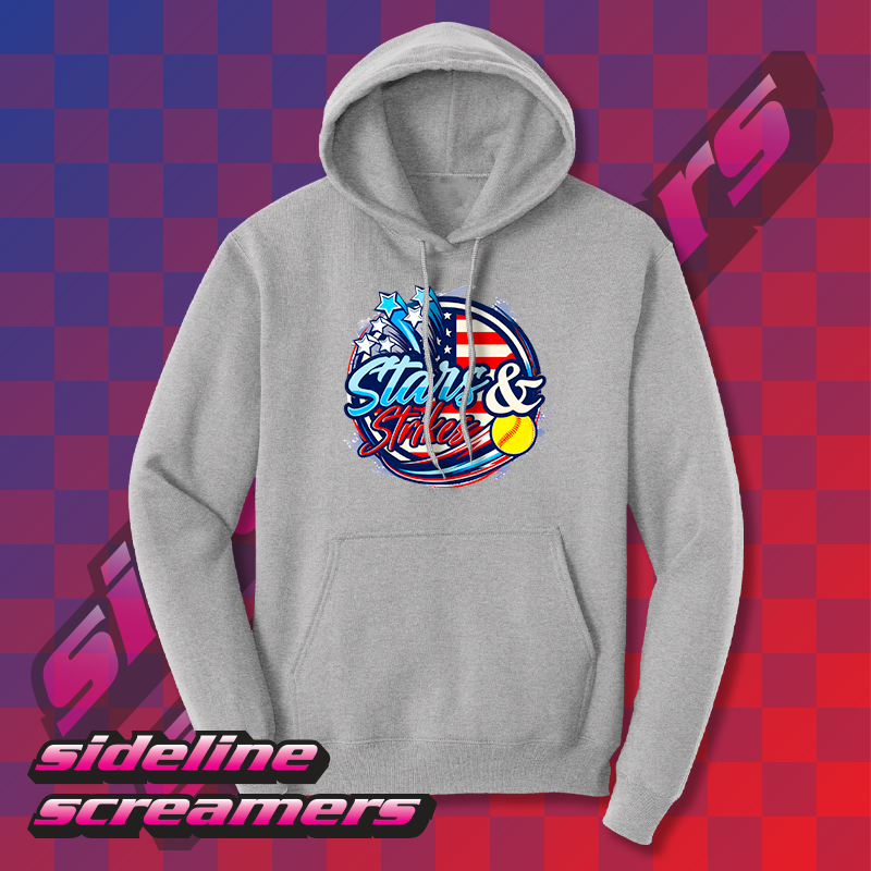 STARS AND STRIKES SOFTBALL HOODIE