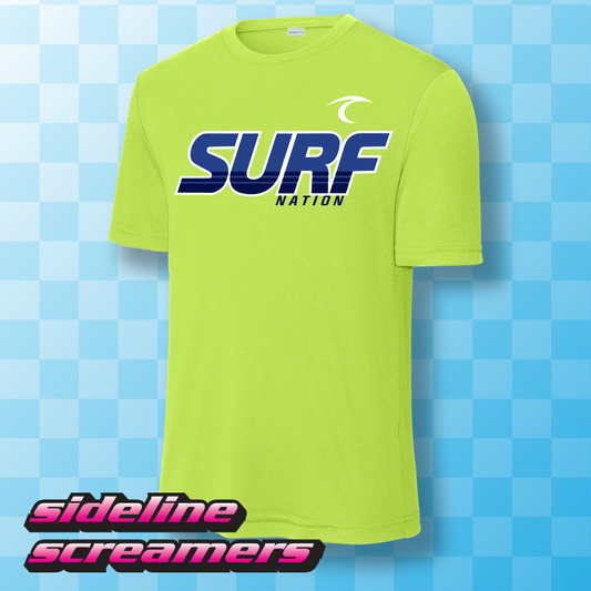 LA SURF NEW PLAYER LIME SHOCK PREGAME