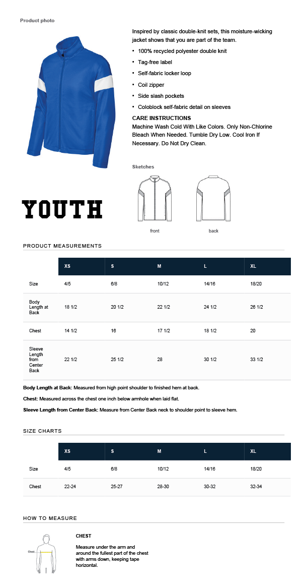 AYSO 154 EXTRA TRAINING JACKET