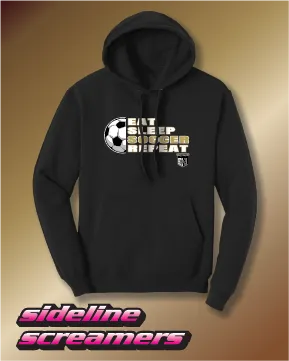 AYSO 54 EAT SLEEP SOCCER REPEAT HOODIE